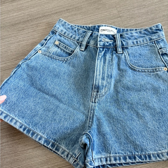 Princess Polly high rise denim shorts - Picture 7 of 7